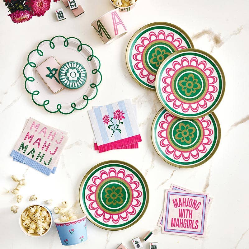 Beverage Napkins - Mahjong w/ Mah Girls - 20ct: 5" sq