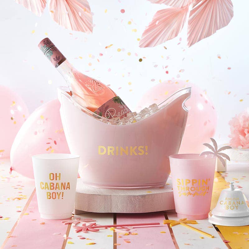 Drinks-Acrylic Beverage Bucket