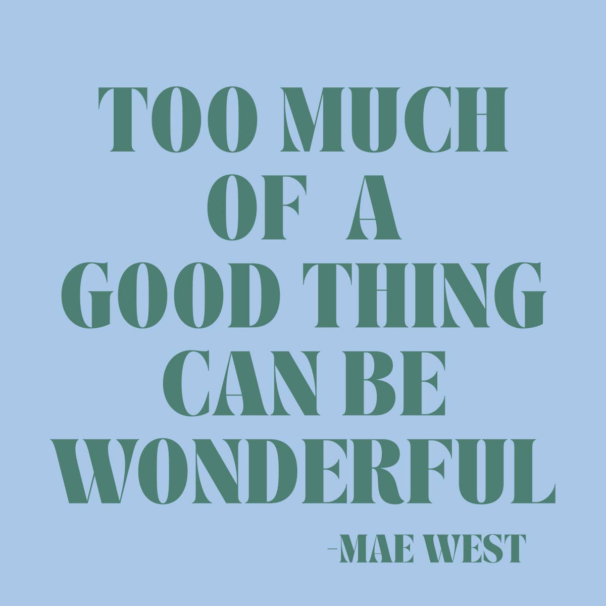 Funny Cocktail Napkins | Too Much Of A Good Thing