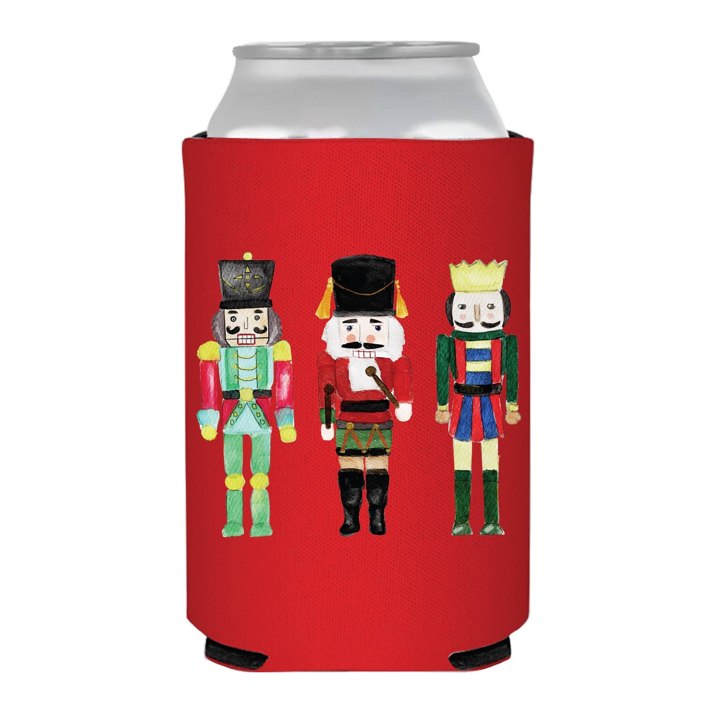 Nutcracker Red Christmas Can Cooler- Christmas