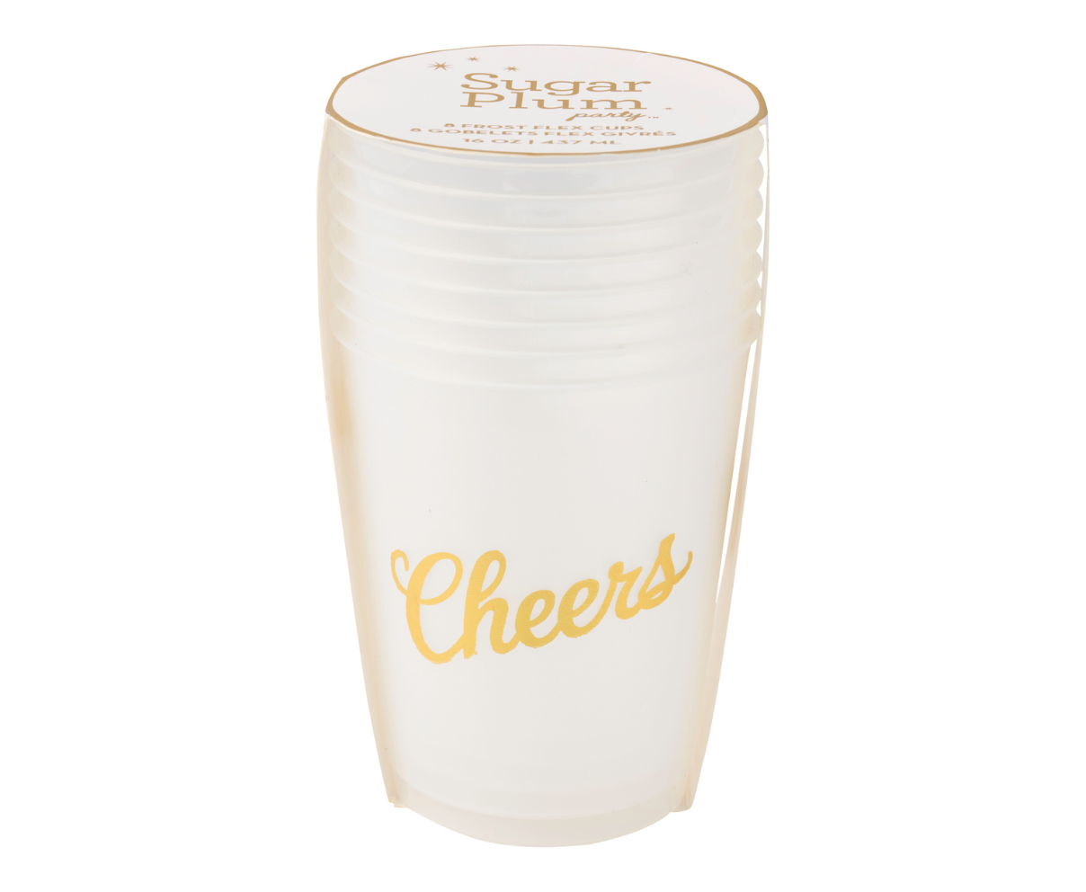 Cocktail Cheers Frost Flex Cups/8pk - Cheers