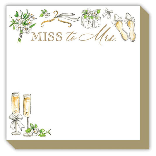Miss to Mrs. Luxe Notepad