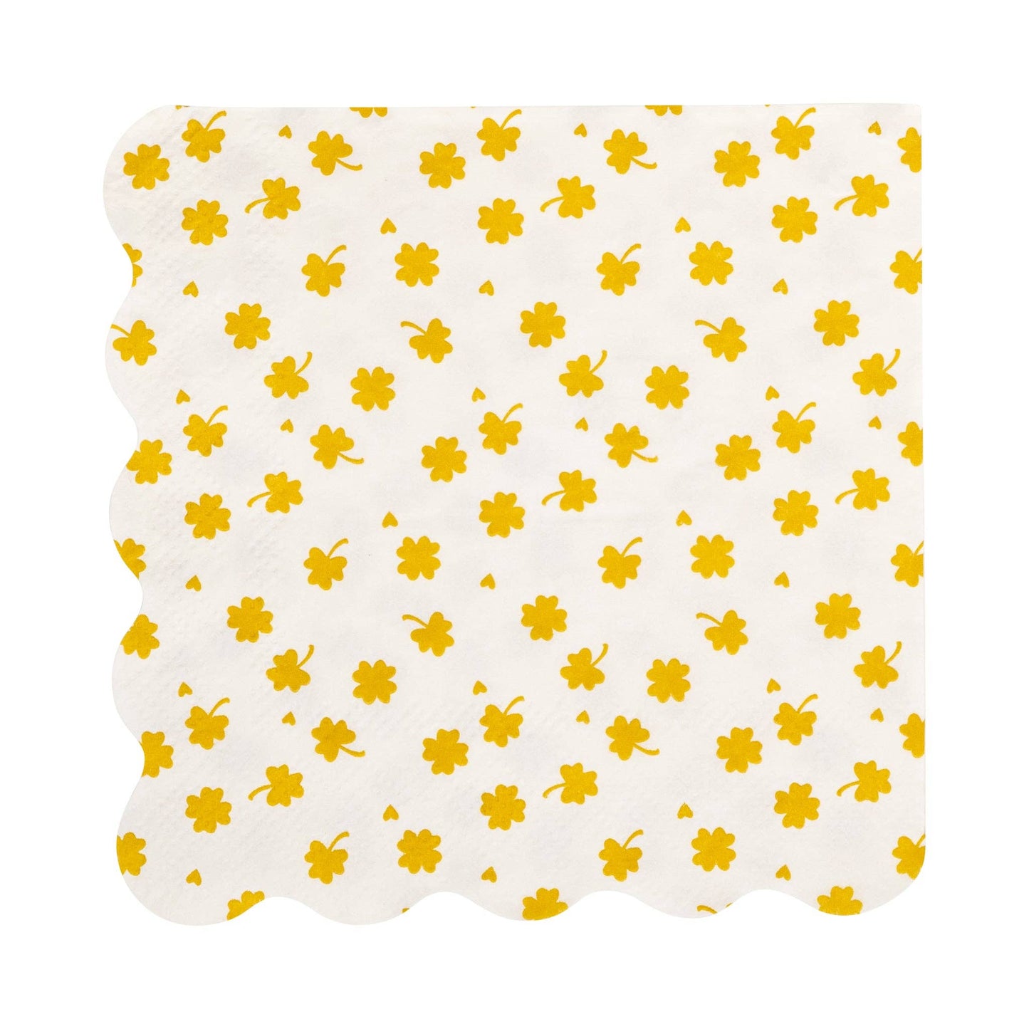 FOIL Shamrocks Cocktail Napkin