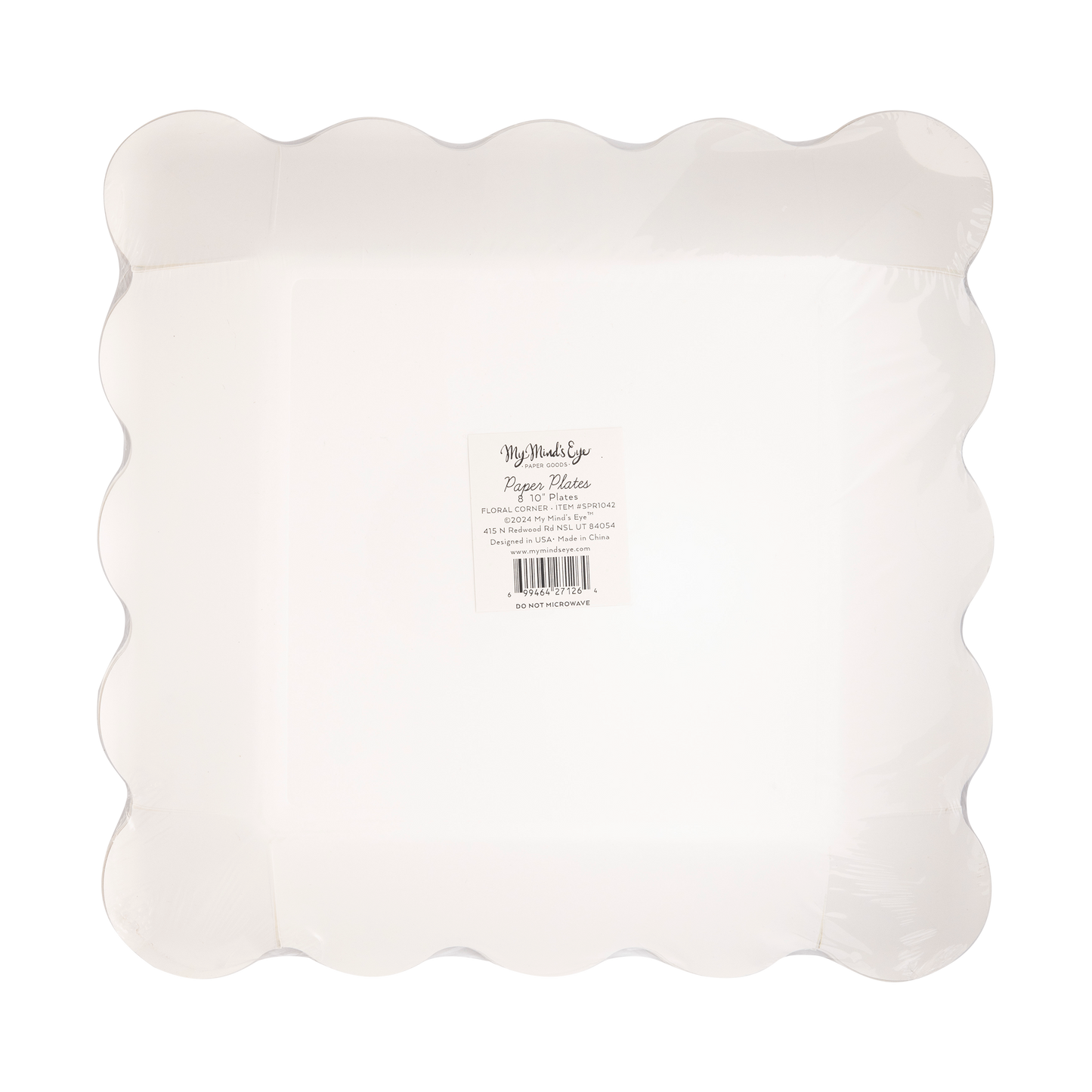 Floral Corner Dinner Plate