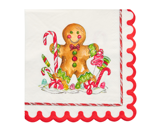 Gingerbread Cocktail Napkins/26pk
