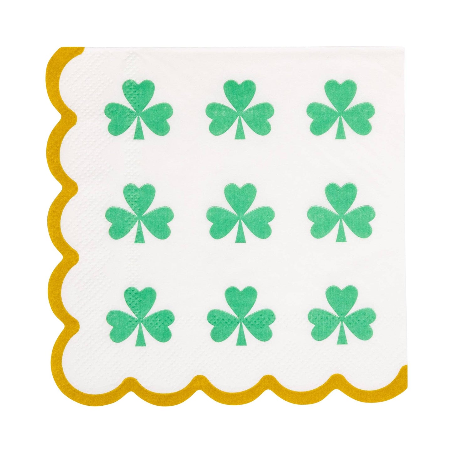 FOIL Nine of Clubs Cocktail Napkin (18ct)