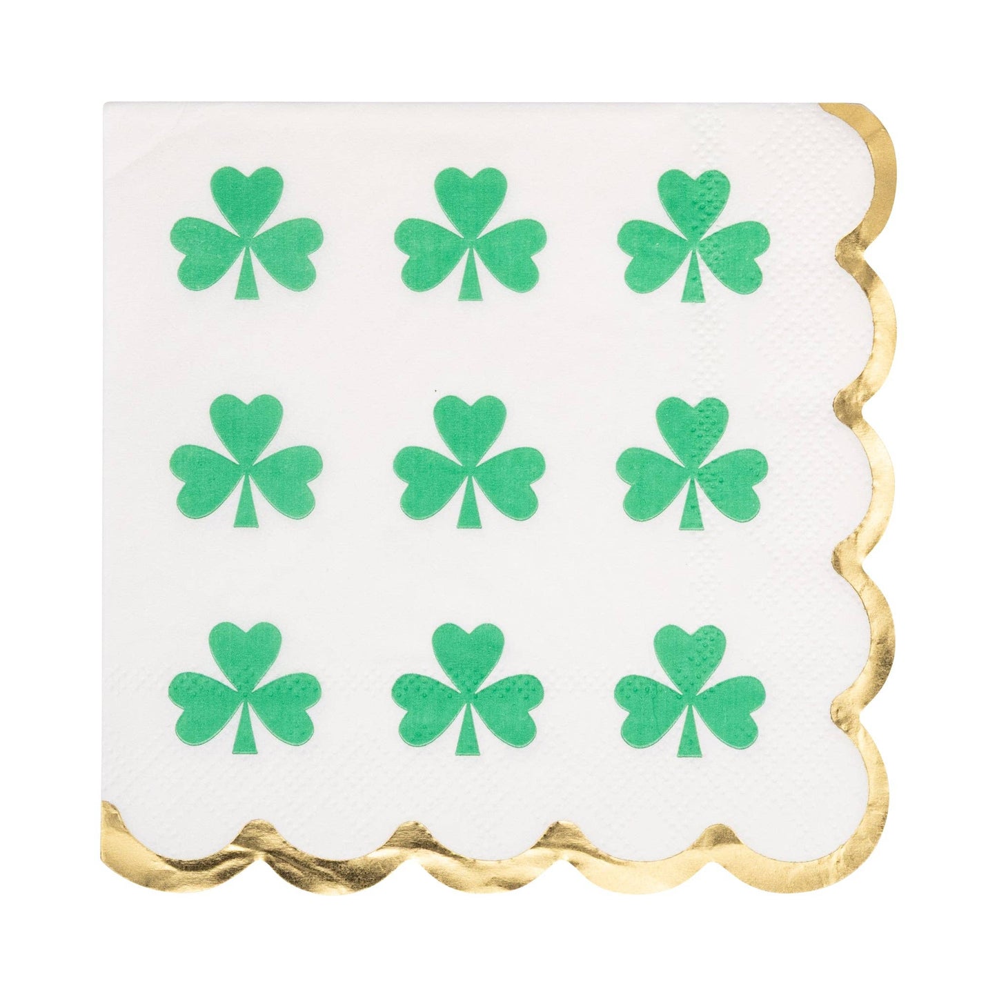 FOIL Nine of Clubs Cocktail Napkin (18ct)