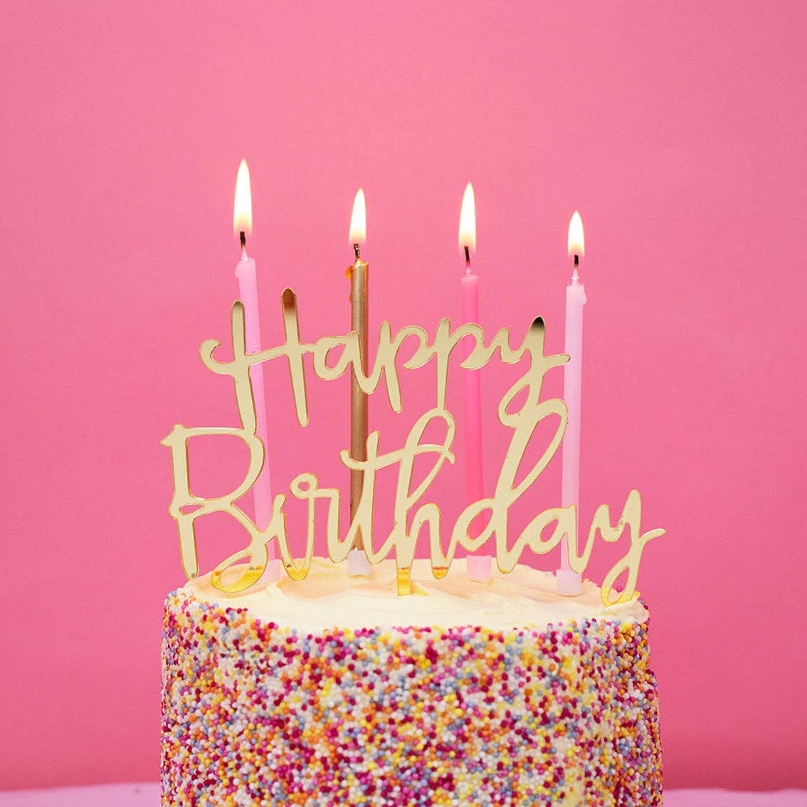 Rose Happy Birthday Cake Topper | Birthday Party |
