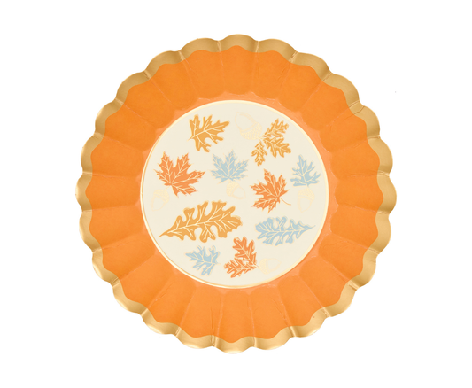 Gilded Harvest Salad Plates/8pk