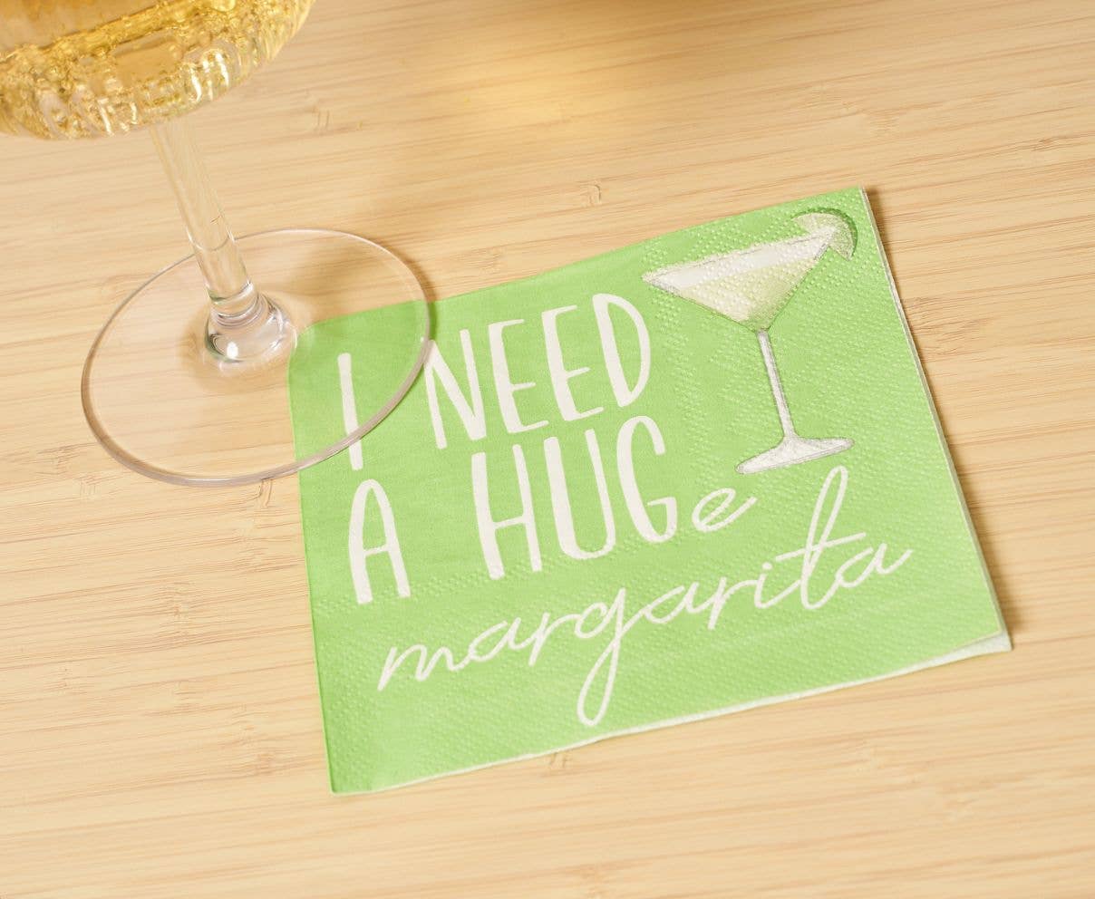 'I Need a Huge Margarita' Cocktail Napkins/26pk