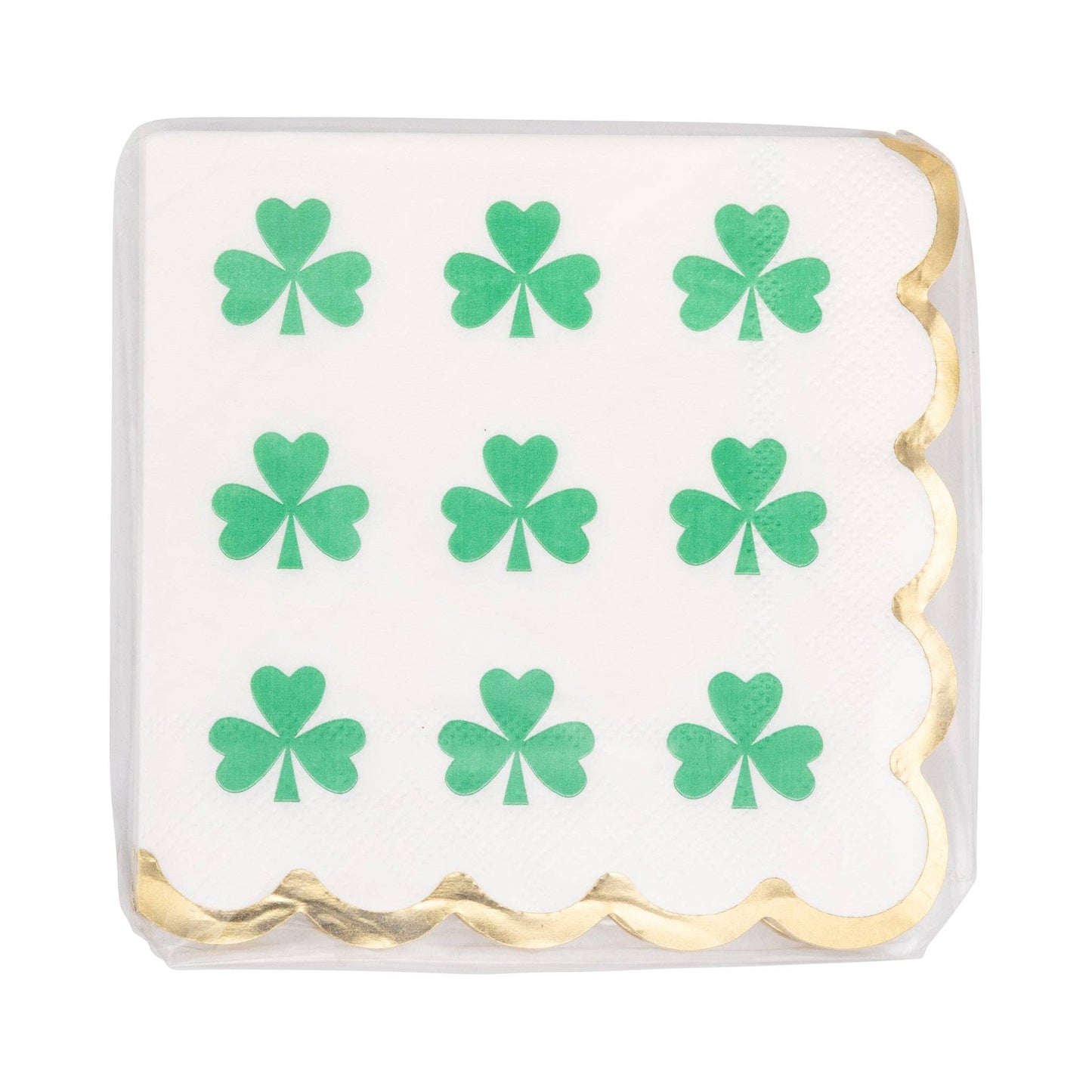 FOIL Nine of Clubs Cocktail Napkin (18ct)