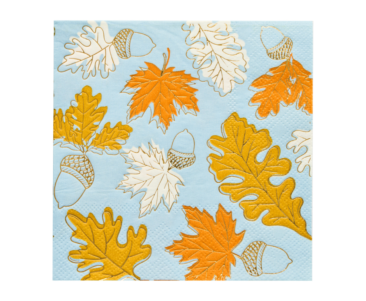 Gilded Harvest Cocktail Napkins/26pk