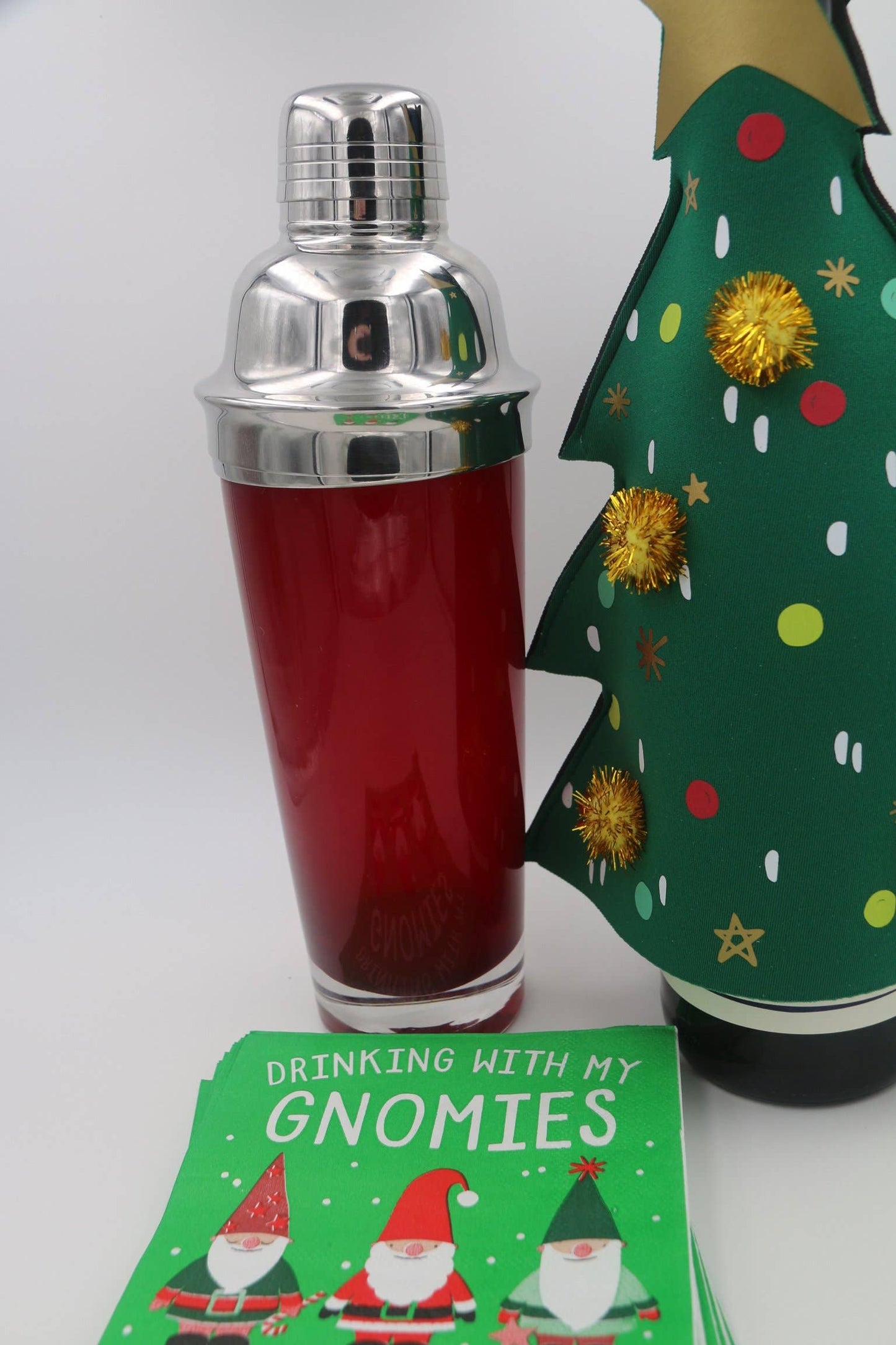 Funny Christmas Cocktail Napkins | Gnomies - 20ct: Default Title