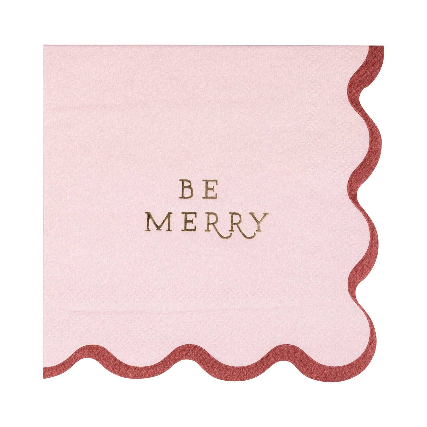 BEM1239 - Be Merry Bev Napkin