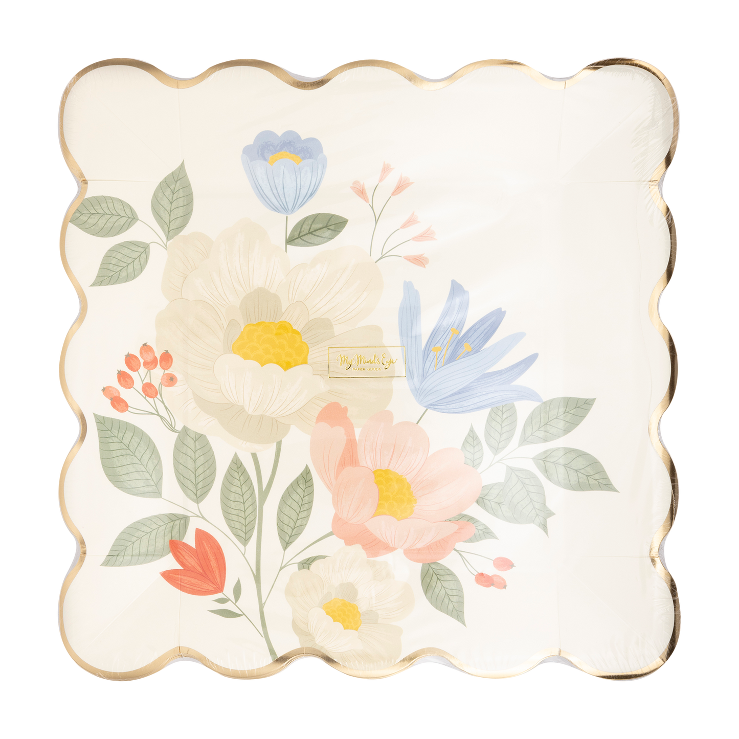 Floral Corner Dinner Plate