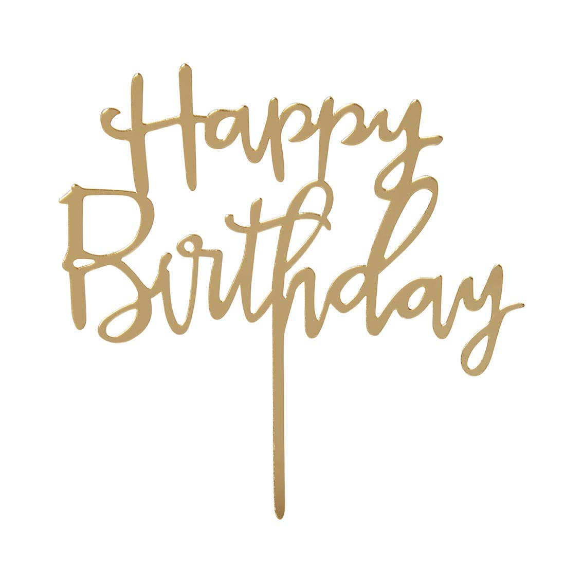 Rose Happy Birthday Cake Topper | Birthday Party |