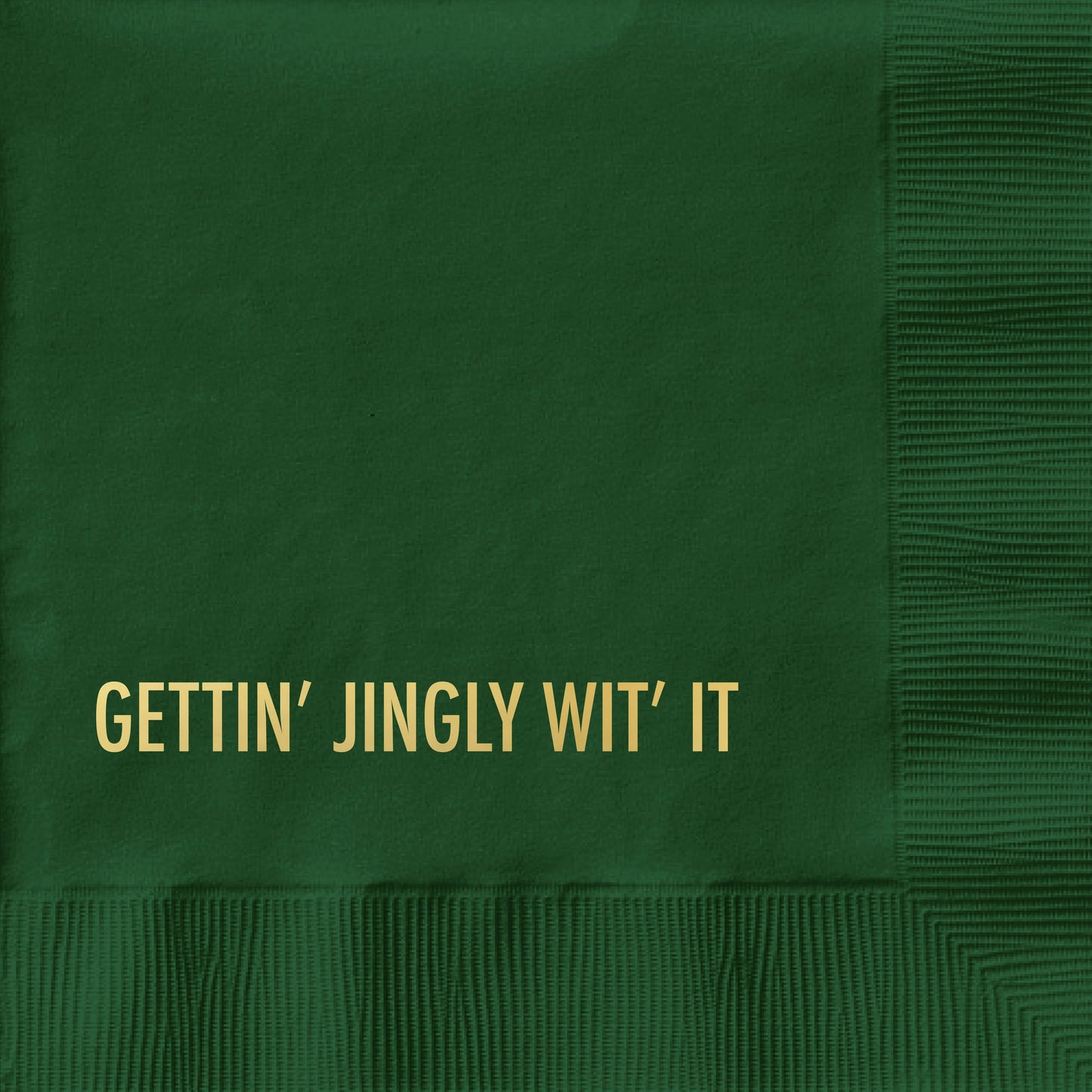 Gettin' Jingly - Christmas Cocktail Napkin